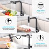 AVSIILE Single Hole Kitchen Faucets with Pull Down Sprayer, Single