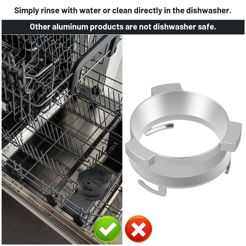 Coffee Dosing Funnel 54mm Dosing Ring Espresso Coffee Accessrioes for