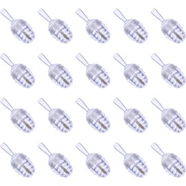 20 Piezas Tubo de Brillo Labial Vacío Reutilizable de Plástico Resistente al Agua para Bálsamo y Gloss, Diseño Novedoso Adecuado para Maquillaje Diario