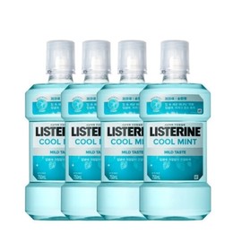 Listerine Cool Mint Mild 750ml 4pcs / 리스테린 쿨민트 마일드 750ml 4개