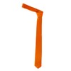 Men's Solid Color 2" Skinny Tie, Orange