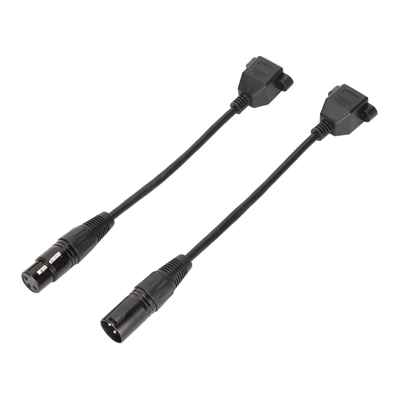 2pcs XLR3 to RJ45 Cable 3pin Plug and Play Female