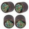 4 Pcs Electric Bass Knob Dome Metal High End Shell