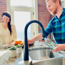 Bathroom Refill 8-Pack - Certified Compostable Packaging, Natural Cleaning Solution for Bathrooms - Eco-Friendly and Sustainable