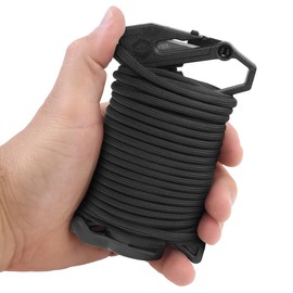 Atwood Rope Ready Rope™ Elite Paracord Dispenser 50 feet 7 Strand core 550 lb Test Survival Tool, Built in Storage, Cutting Blade, Cord Grip, Gear Loop, Made in USA
