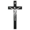 10 Black/Silver Crucifix"