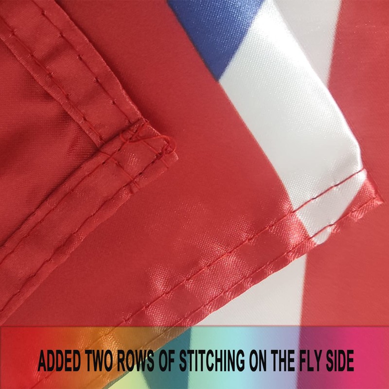 Canada Alberta Flag 3x5 Ft, Made of Glossy Fabric -Silk