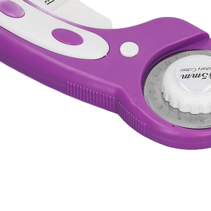 6pcs Purple Rotary Contour Cutter Set DIY Fabric Cutter Tools