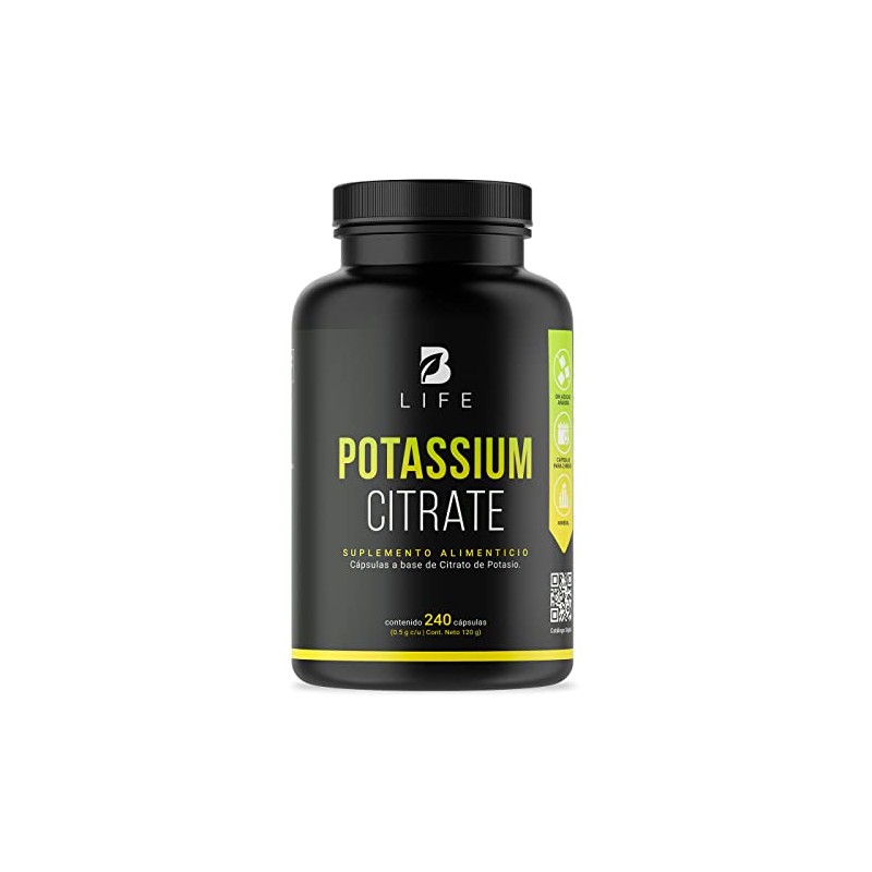 Life Company Citrato Potasio 800 Provenientes 1000 Ingredientes Naturales 240