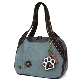 Chala Bowling Bag Indigo - PawPrint B&W