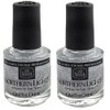 INM Northern Lights Hologram Silver Top Coat 2x