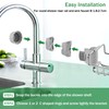 CoFvHo Shower Caddy Shelf No Drill 2 Pcs, Stainless Steel