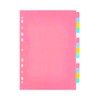 K3T 64515 Index Dividers 15 Pieces Made of Sturdy Manila