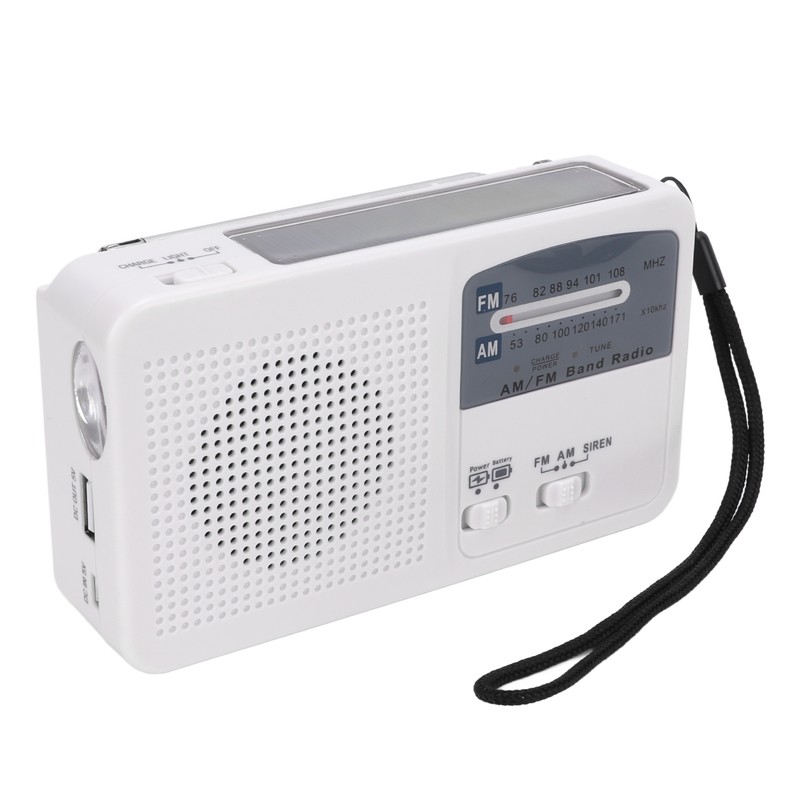 Solar Charging Emergency Radio Hand Crank Radio Multiband AM FM