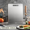 2 Pack Titanium Cutting Board - 100% Pure Titanium Cutting