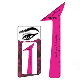 Plantillas para delineador de ojos, lápiz reutilizable, gel de maquillaje impermeable, puntas líquidas, para principiantes, sombra de ojos, cejas, uso de brochas, juego de brochas, sacapuntas, delineador negro, punta de ala en ángulo pequeño