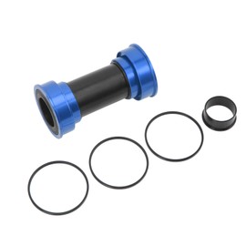 LeBycle BB92 Mountain Bike Sealed Center Axle Bike Crankset Press in Ceramic Bottom Bracket Blue