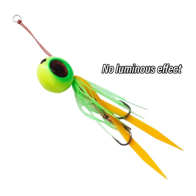 AIMALL Luminous Fishing Lures Glow Artificial Baits with 3D Fisheye,