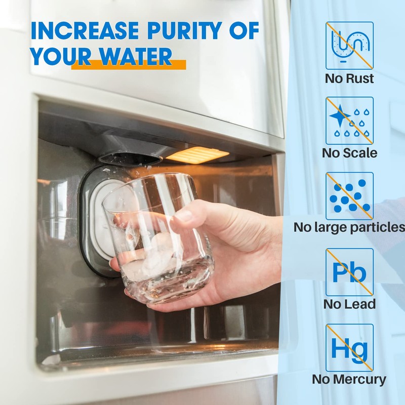 PUREPLUS 9083 Replacement Refrigerator Water Filter, Compatible with EDR3RXD1, 4396841,