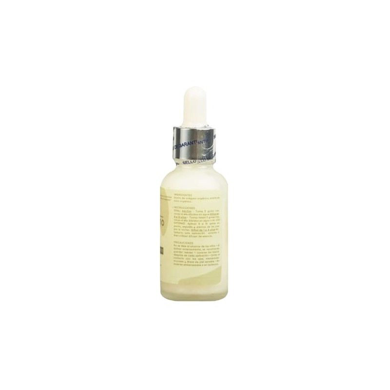 Aceite de Orégano Orgánico con Aceite de Coco en gotas