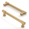 Asidrama 10 Pack 5 Inch(128mm) Champagne Bronze Cabinet Pulls Knurled