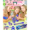 Tonberless 5 Pack Slime Filled Eggs Toys, Prefilled Easter Eggs