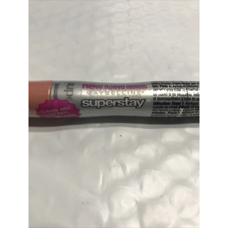 MAYBELLINE SuperStay 16HR Lip Color + Balm 760 PEACH sealed