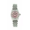 Elgin EG8007 Women's Round Analog Pink Mother of Pearl Clear
