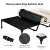 Veehoo Cooling Elevated Dog Bed Add Removable Deluxe Rose Plush