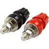 Heavy Duty Binding Post Red/Black Pair for 1/4" Ring Terminals