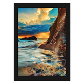 Diamond Painting Frames, 9.8x13.8in Picture Frame for 30x40cm/12x16in Diamond Painting after Cropping, Solid Wood Frame with Plexiglass