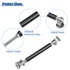 X AUTOHAUX 3"-5" 75mm Car Front Bumper Lip Splitter Strut
