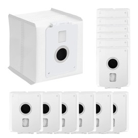 Replacement Dust Bags Fit for LG CordZero Vacuum Bags, Compatible with LG All-in-One Tower A939KBGS, A938KBGS, A937KGMS and A949KTMS, 12 Pack