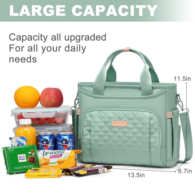 AIJIEKE Insulated Lunch Bag for Men Women, Lunch Box, Lunch