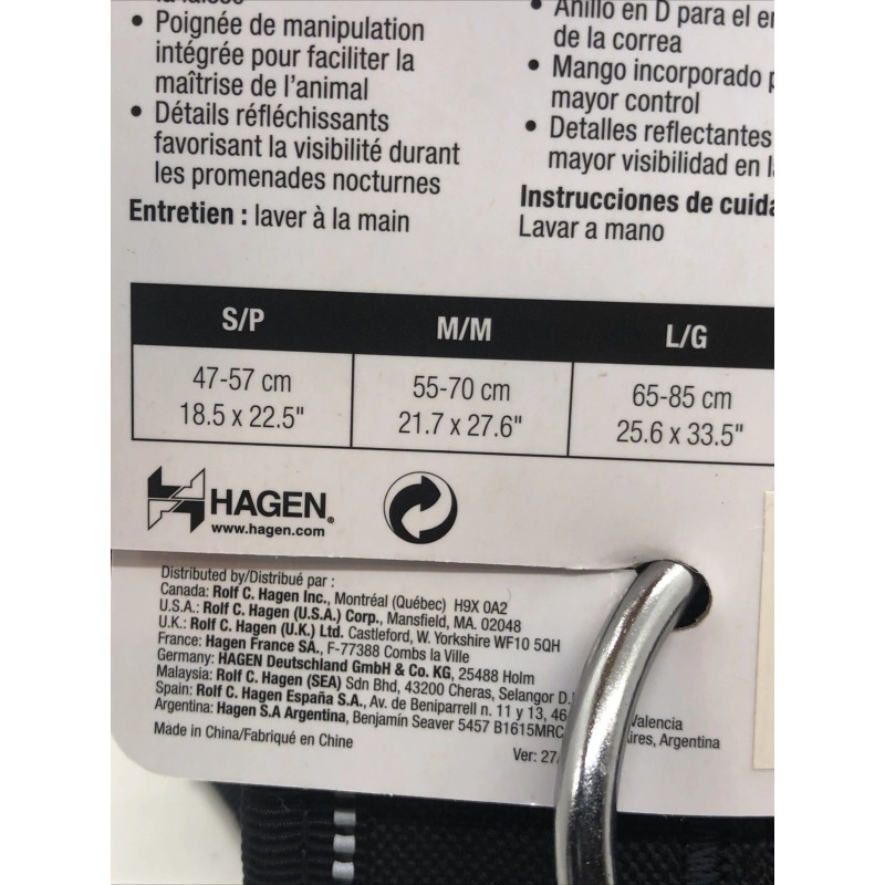 Dogit Hagen Dogit Padded Dog Harness w/ Reflective Accents Medium