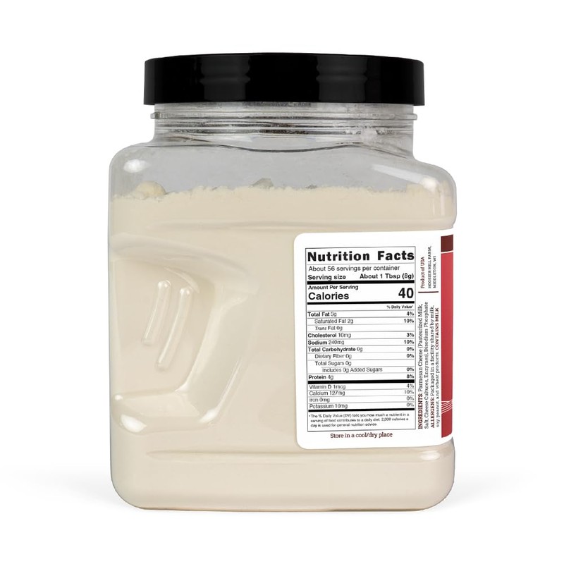 Hoosier Hill Farm Parmesan Cheese Powder, 1LB (Pack of 1)