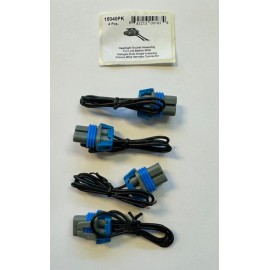 DISCO AUTOMOTIVE 15040PK  HEADLIGHT SOCKET ASSEMBLY FOR HALOGEN 9006 PACK OF 4