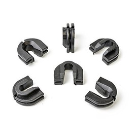 MYBA-S Grille Clip Black Pack of 10 for VW Transporter T4 T5 Caravelle