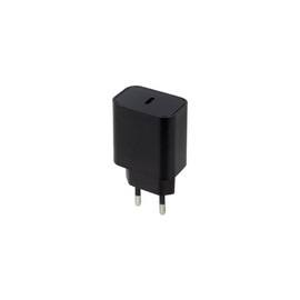 Watio Wave Charger - USB C/PD Wall Charger 20W Black Ideal for Fast and Safe Charging of Devices