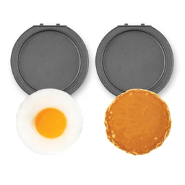 DASH MultiMaker® Mini System Two 4” Nonstick Removable Waffle Plates (Griddle) - 2Pc Griddle Plate Pack Compatible with Dash MultiMaker® Mini System, Nonstick Surface