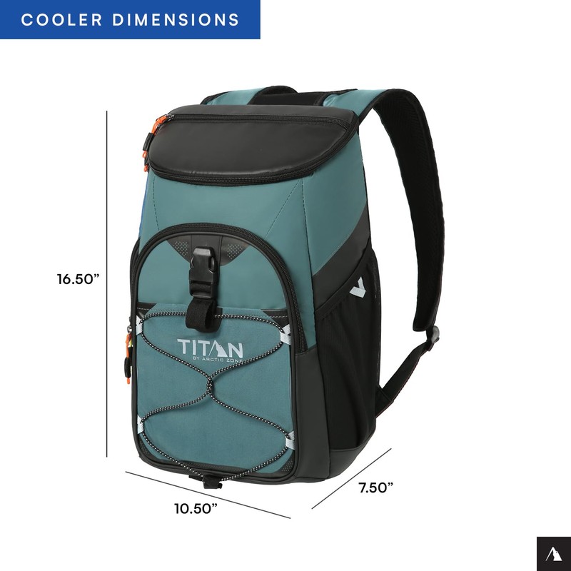 Titan Deep Freeze Backpack Cooler 24 Can Cooler Bag Insulation,