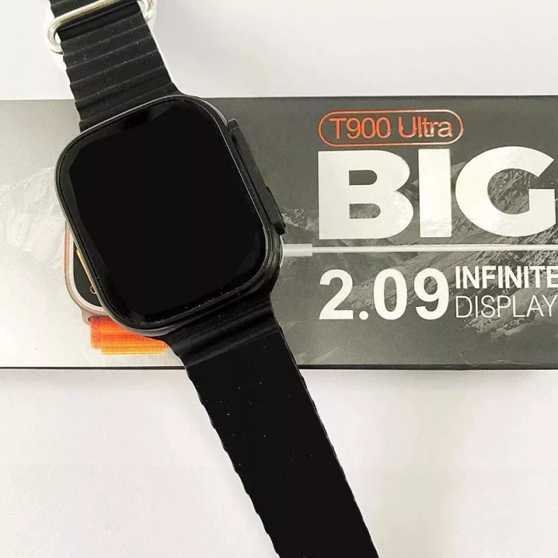Gomia Smartwatch Reloj Deportivo T900 Ultra Carga Inalámbrica 49mm Caja