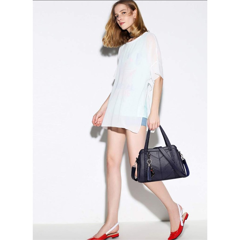 Coolives Women's Hobo Shoulder Bag with Shoulder Strap PU Leather