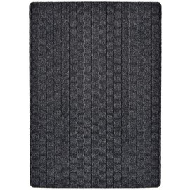 iCustomRug Marathon Weather Warrior Heavy Duty Interior/Exterior Utility Carpet Runner, Non-Slip Rubber Backing, for Entrance, Hallway, Residential or Commercial Spaces 3' x 10' Black