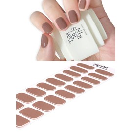 Semi-Cured Gel Nail Strips, Long-Lasting,UV Light Nail Stickers,20pcs,red,Black,Blue Galaxy,Leopard Print,Solid,Easy Apply & Remove, Salon-Quality Nail Decoration, Nail DIY (Solid 235)