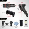 MERSHEART Bak4 Monocular Telescope, Smartphone, Telephoto Lens, Multi-functional Tripod Included,