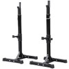 Yaheetech Pair of Adjustable Squat Rack Standard 44-70 Inch Barbell