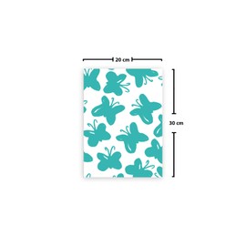 Le Jardin du Lin Bedruckte Baumwoll Taschen mit Kordelzug, Einkaufstasche, Beutel, Stoffsack, Stofftasche, Gemüsesack, Wiederverwendbare, Umweltfreundlich, Mehrzweck, Faltbar, Größe: 20x30 Cm