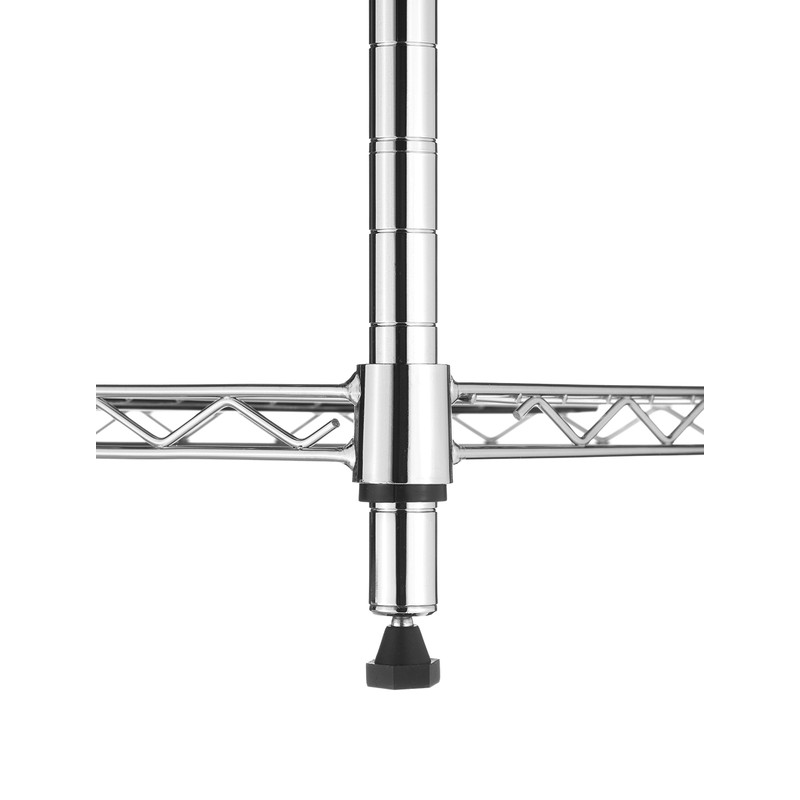 Whitmor 3-Wire Shelving Unit, Metal Storage Shelves, Easy Assembly Home