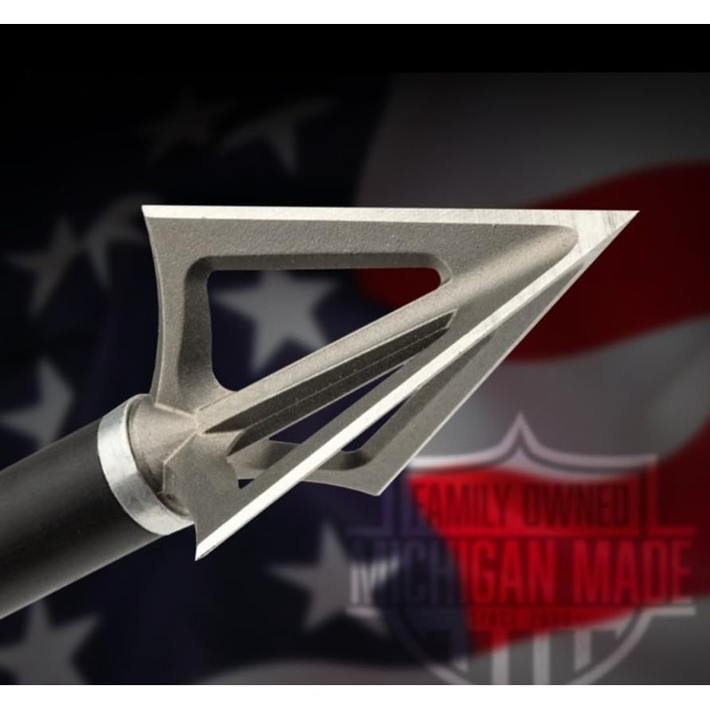 G5 Outdoors Montec 100 Grain 1-1/16" Cut Broadheads (3 Pack)